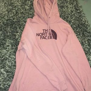 Oversized north face hoodie